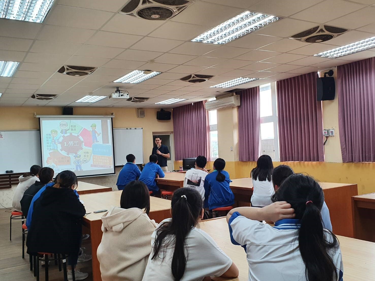 校內職安講座 活動進行