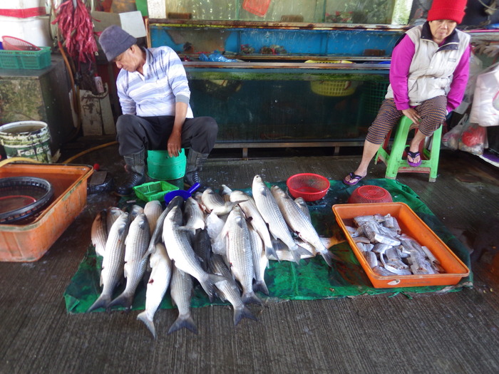 烏魚殼(採除生殖巢之烏魚體)也在此銷售圖片