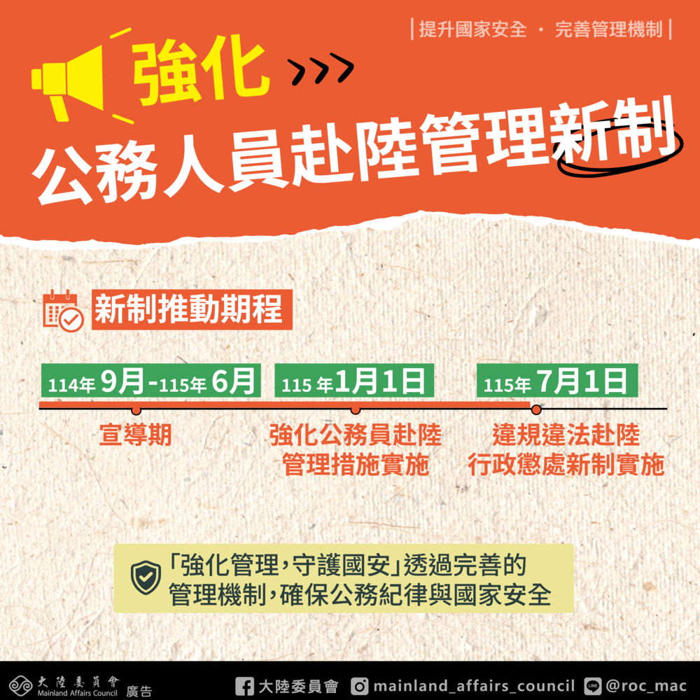 [轉知] 行政院及所屬各機關(構)人員赴香港或澳門注意事項圖片