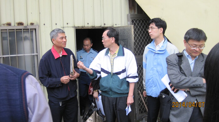 教育部校園節能減碳輔導計劃評審委員複勘情形圖片