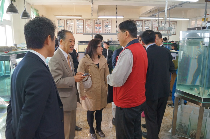 養殖科師生歡迎~日本愛媛縣訪問團(新居浜南高校)圖片