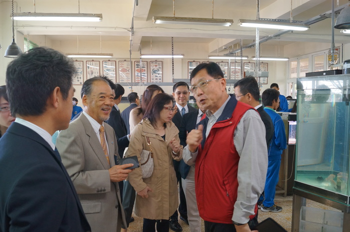 養殖科師生歡迎~日本愛媛縣訪問團(新居浜南高校)圖片