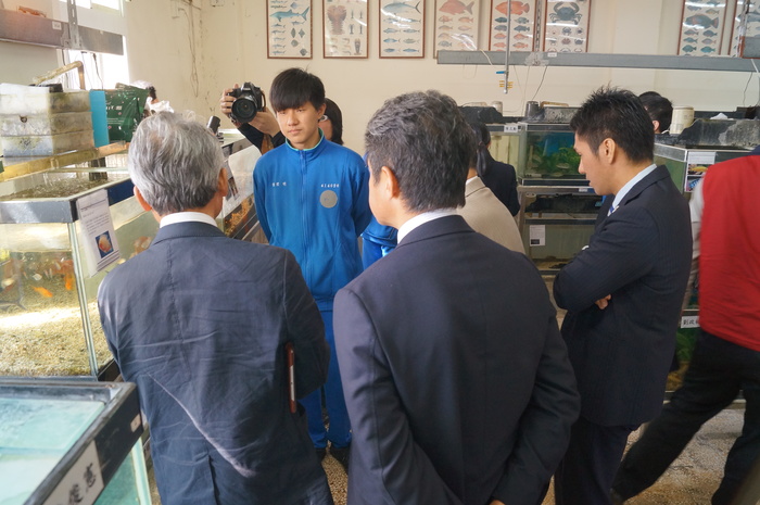 養殖科師生歡迎~日本愛媛縣訪問團(新居浜南高校)圖片