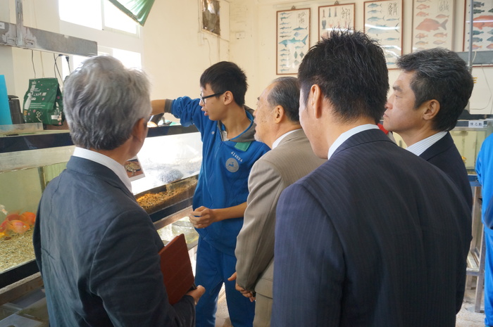 養殖科師生歡迎~日本愛媛縣訪問團(新居浜南高校)圖片