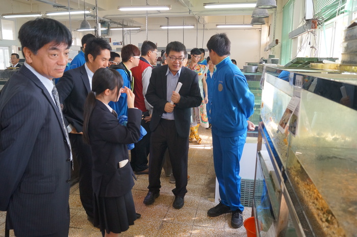 養殖科師生歡迎~日本愛媛縣訪問團(新居浜南高校)圖片