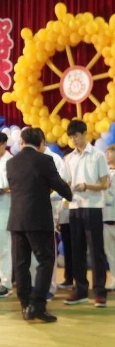 抽選選手許烝銘同學擊敗各校大多數正選手榮獲全國第七名優秀選手獎圖片