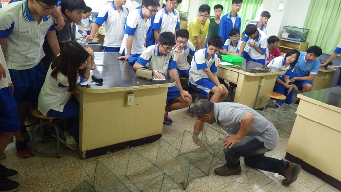 網具操作示範圖片