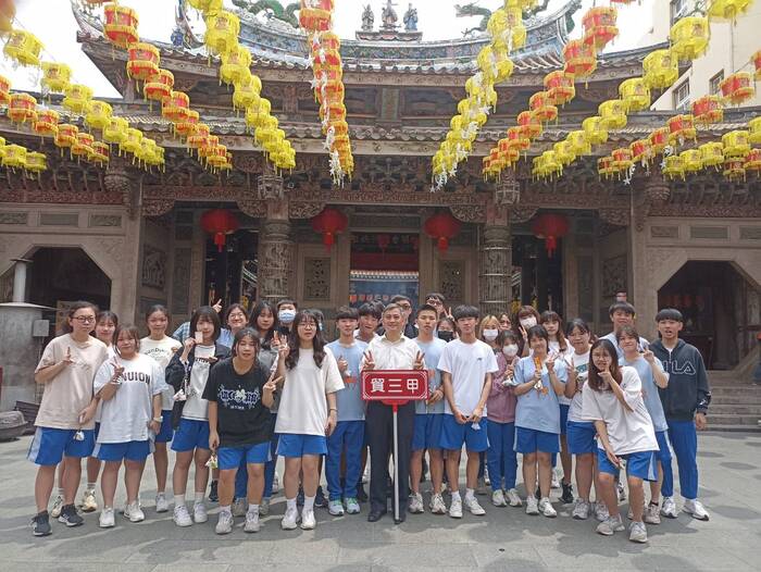 【試務組活動寫真】113學年度職三學科四技二專統一入學測驗考前祈福活動圖片