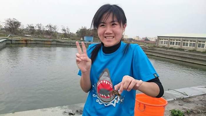 養殖科大閘蟹養殖~第二週觀察與紀錄圖片